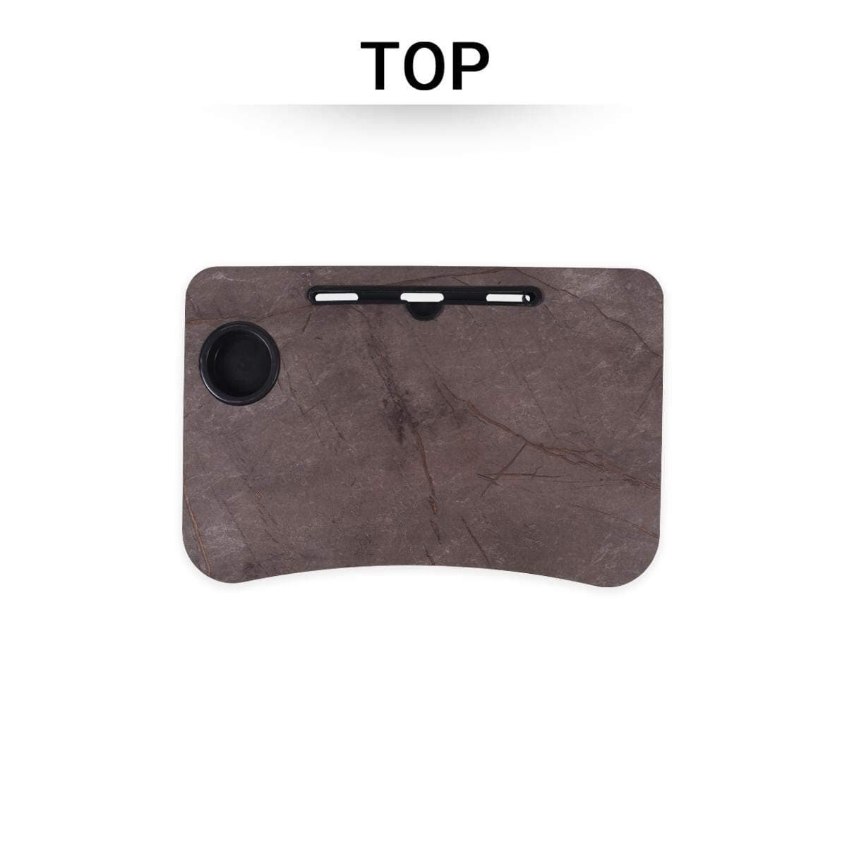 DARK MARBLE FOLDING LAPTOP TABLE