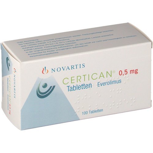 Certican 0.50mg / 0.25mg / 0.75mg