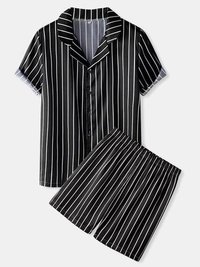Mens Night Suit - Poly Cotton, Shirt Size M-40 L-42 Xl-44 Xxl-46, Shorts Free Size (30-40 Inches) | Trendy Half Sleeve, Checked Digital Print, Breathable, Washable