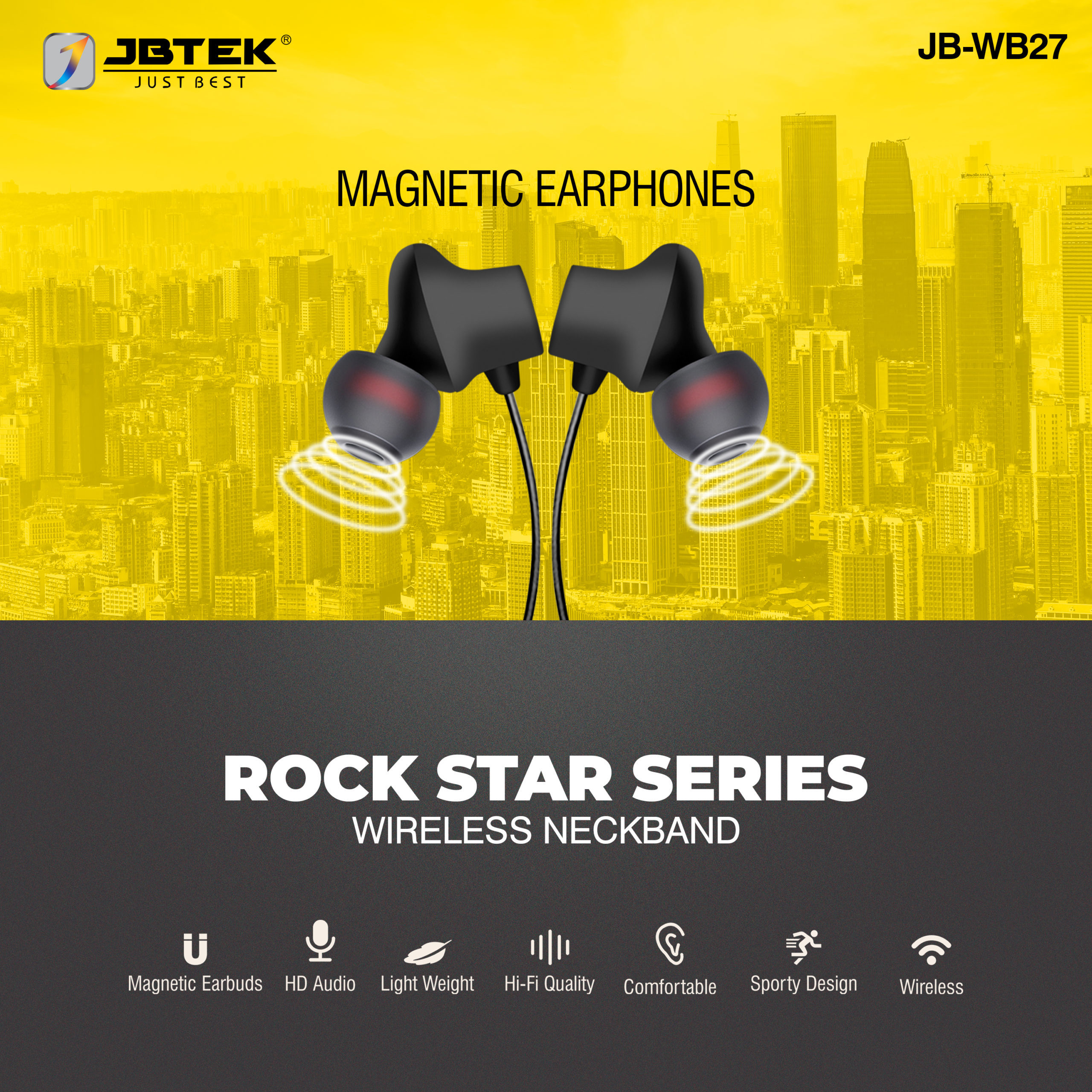 JBTEK Wireless Headphone
