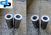 Perforated Sheet Moisture Separator Filter - Glass Fiber Paper Media, Od 100 Mm, Id 150 Mm, H 300 Mm | White Color, Pre-filter Grade, Round Shape, New Condition