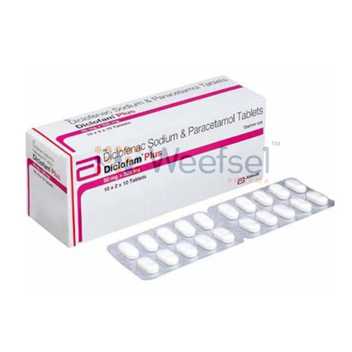 Diclofenac and Paracetamol Tablets