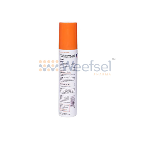 Diclofenac, Linseed Oil, Methyl Salicylate and Menthol Spray By WEEFSEL PHARMA