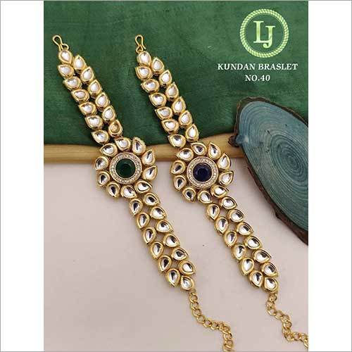 Fashion Ladies Kundan Chain Bracelet
