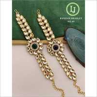 Ladies Kundan Chain Bracelet