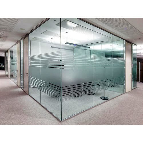 Office Partition Toughened Safety Glass - Solid Glass Thickness 1-10mm Transparent | Durable Structure for Office Environments