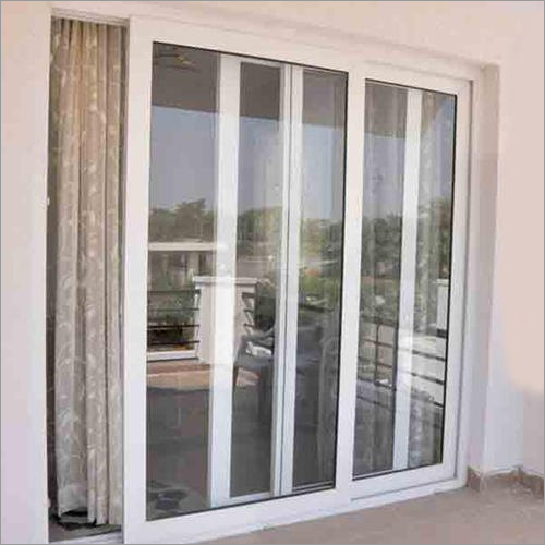 UPVC Sliding Door - 8 Feet White Finish | 5 to 24 Thickness Durable Surface Finishing