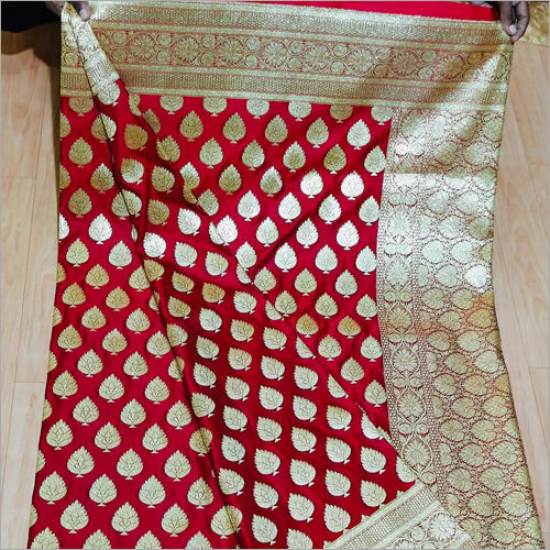 fcity.in - Attractive Banarasi Silk Zari Work Saree / Aagyeyi Refined Sarees