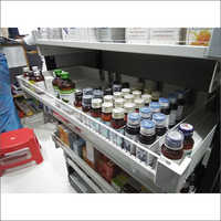 Partition Medicine Rack - Color: White