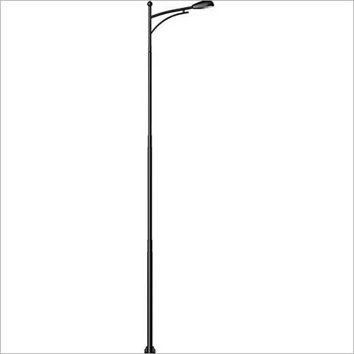 Single Arm Outdoor Street Light Pole