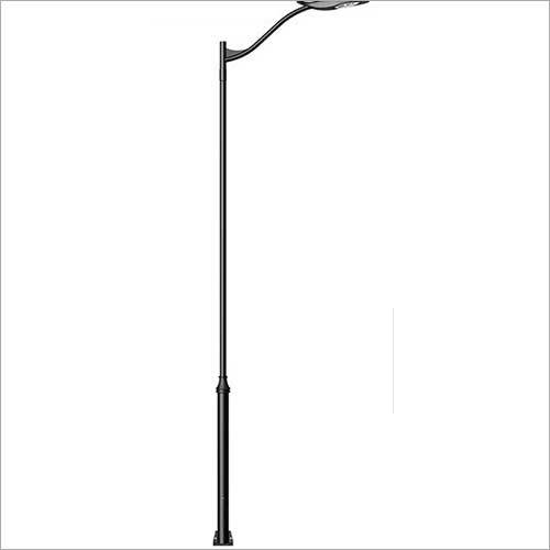Mild Steel Single Arm Street Light Pole