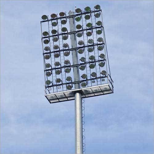 Mild Steel Stadium High Mast Lighting Pole