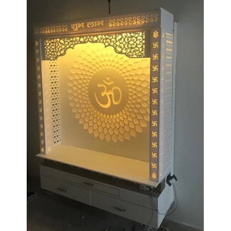 Polished Corian Mandir