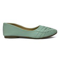 Woman Fancy Sea Green Jutti