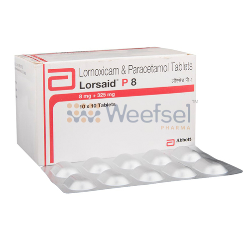 Lornoxicam and Paracetamol Tablets