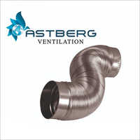 Industrial Flexible Aluminium Duct - 100mm, 125mm, 150mm, 200mm Sizes | 3m & 10m Lengths, Perfect For Factories, Homes, Offices, Restaurants, And Warehouses