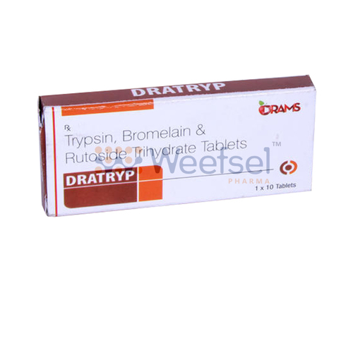 Trypsin, Bromelain and Rutoside Trihydrate Tablets