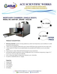 SINGLE BODY MORTUARY CHAMBER