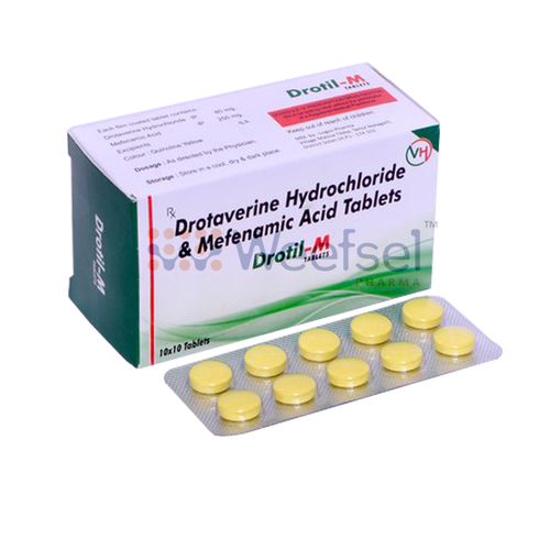 Drotaverine and Mefenamic Acid Tablets