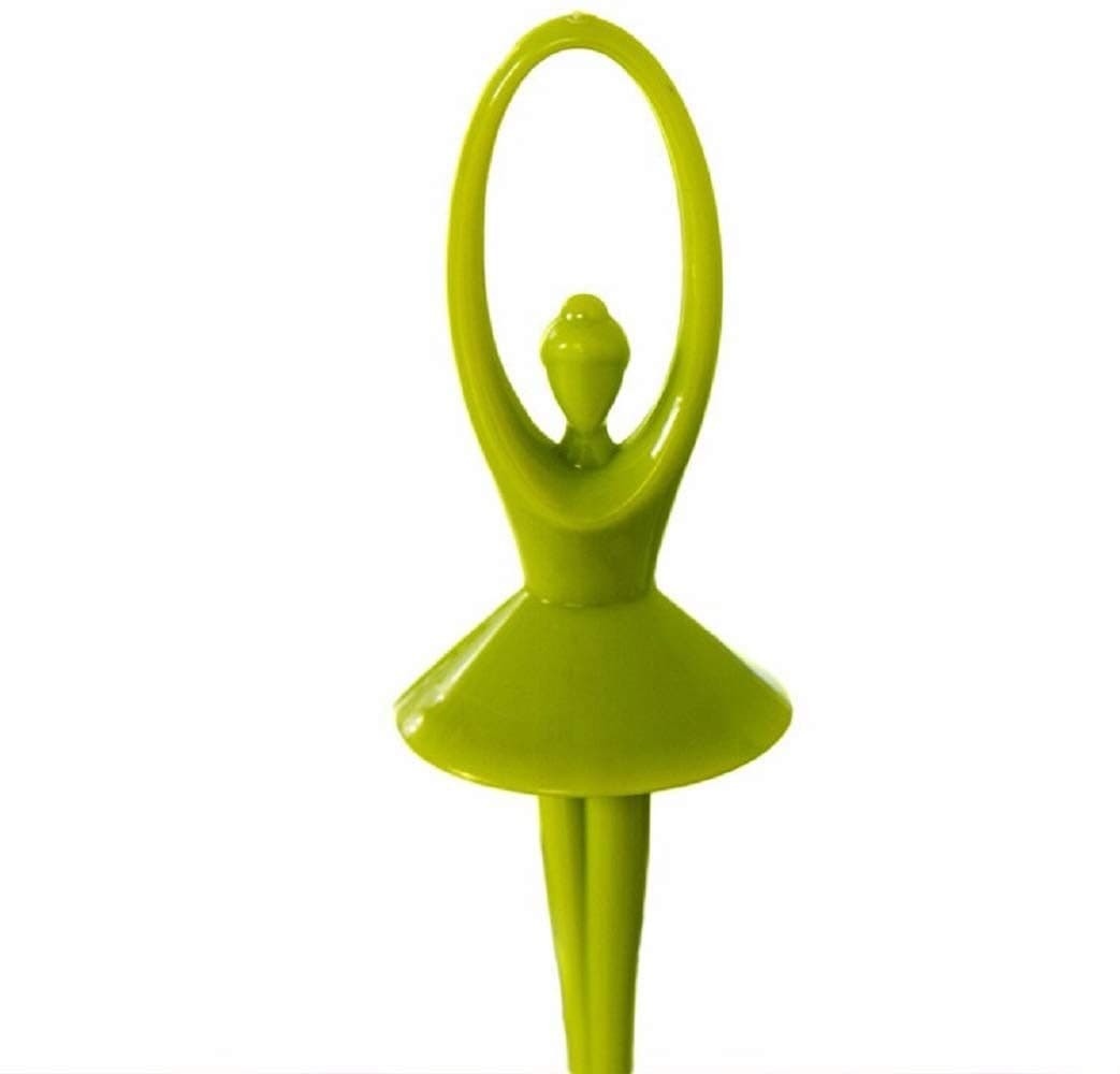 DANCING DOLL FRUIT FORK SET WITH STAND