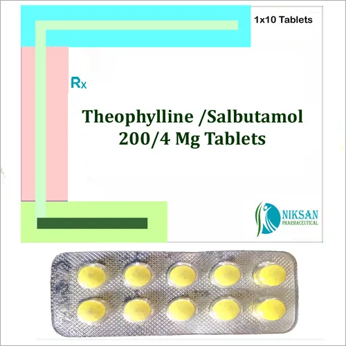 Theophylline With Salbutamol Tablets Store At Cool And Dry Place.