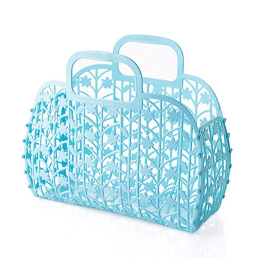 FOLDABLE FRUIT AND VEGETABLE STORAGE BASKET