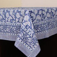 Beautiful Animal Handmade Block Print Table Cloth