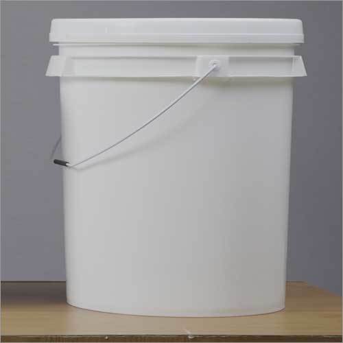 25 Ltr Plastic White Bucket