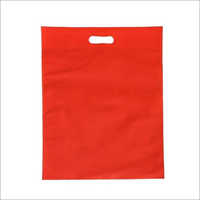 Red D Cut Non Woven Bag