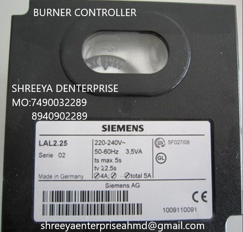Siemens Burner Controller Lal2.25 Application: Pharma Industries/ Packaging/ Chemical/ Petrochemical/ Textile/ Printing/ Labeling