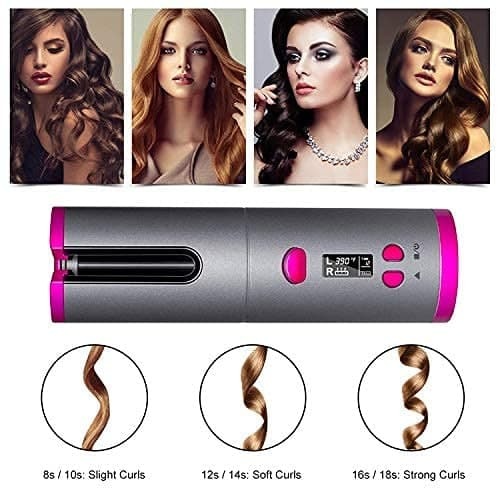WIRELESS USB AUTO HAIR CURLER