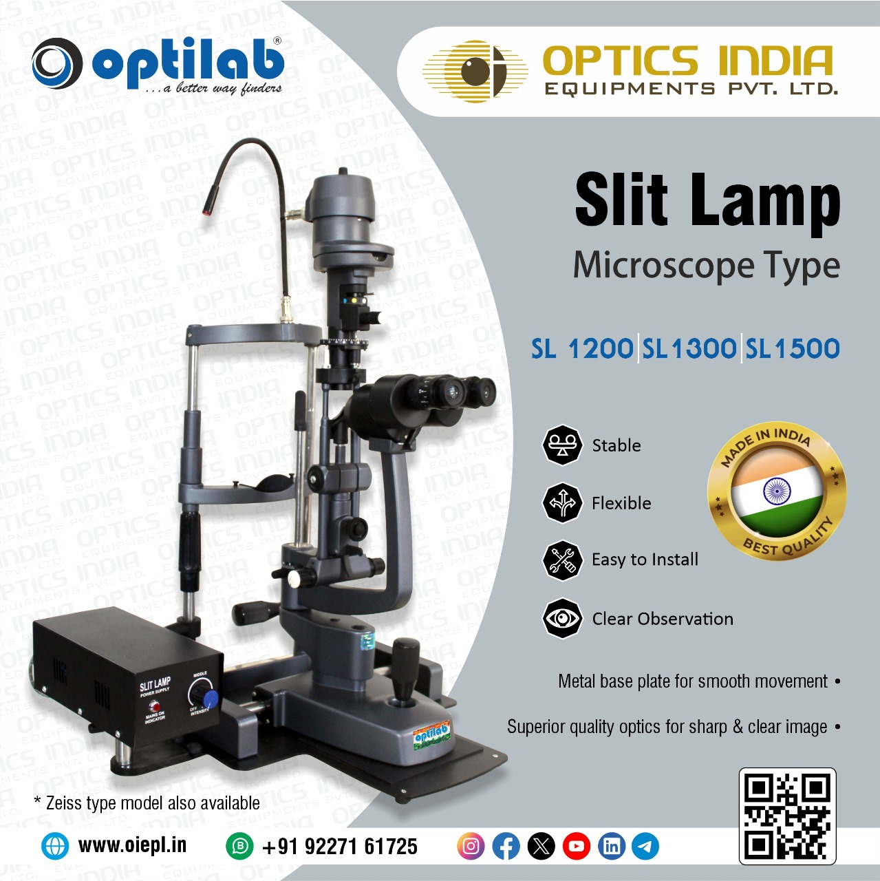 Biomicroscopy Slit Lamp - Color: Black And White