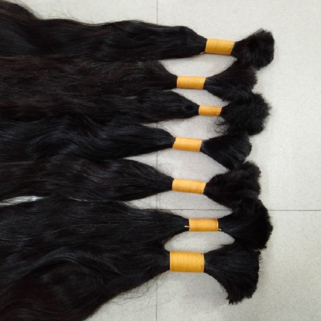 Black Straight Bulk Hair