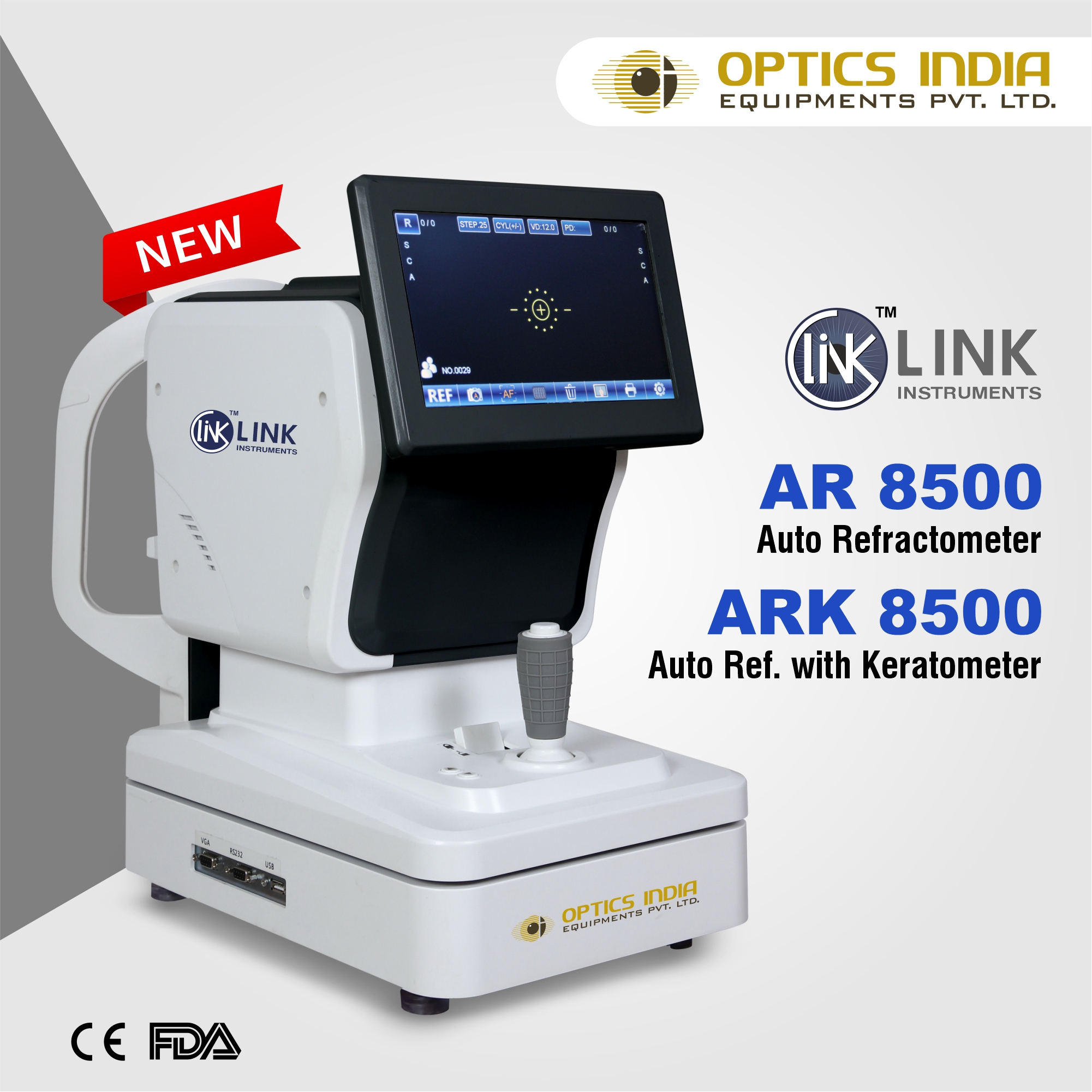 Link Auto Refrcatometer AR 8500