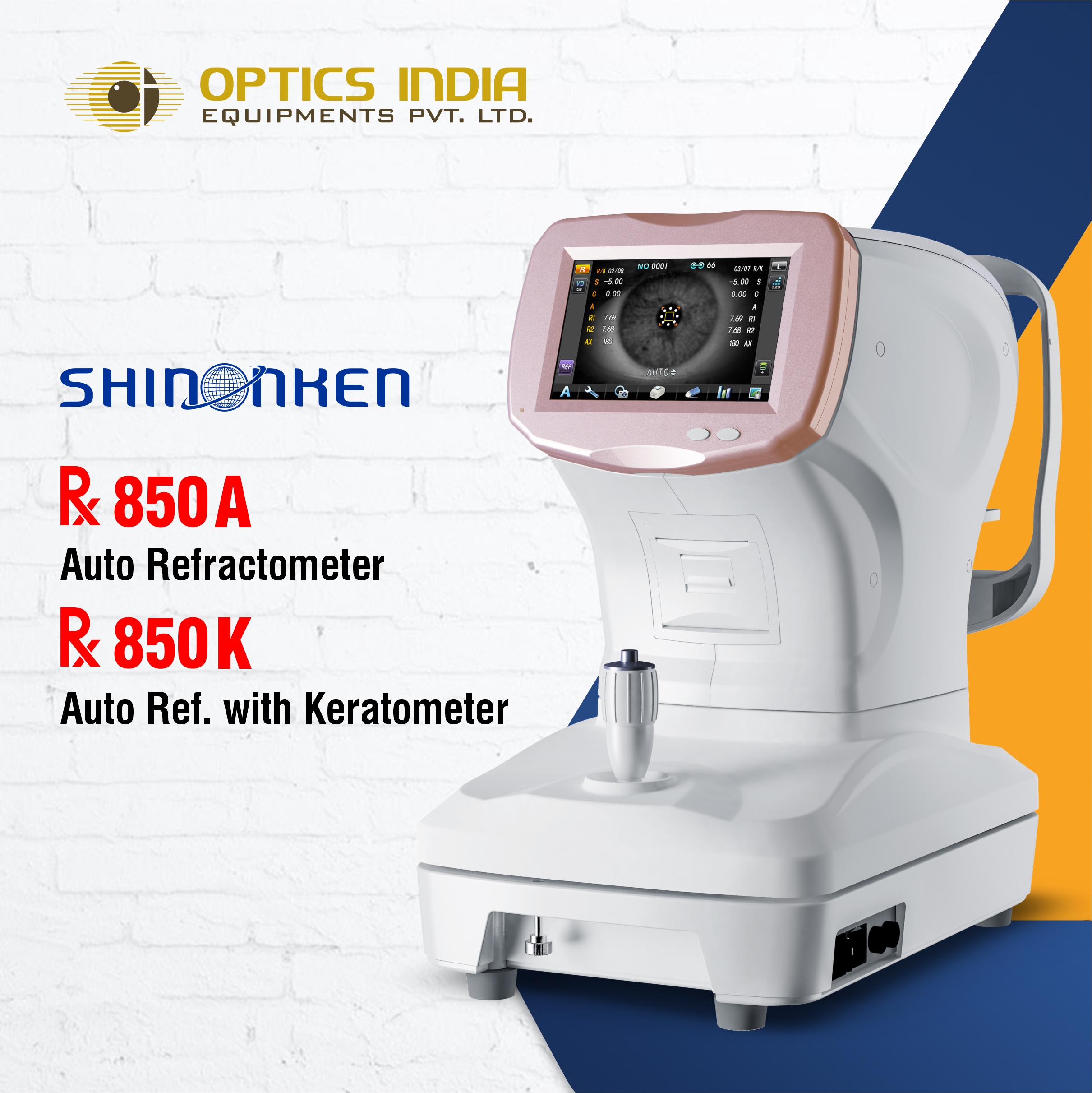 Shinonken Auto Refractometer Rx 850A