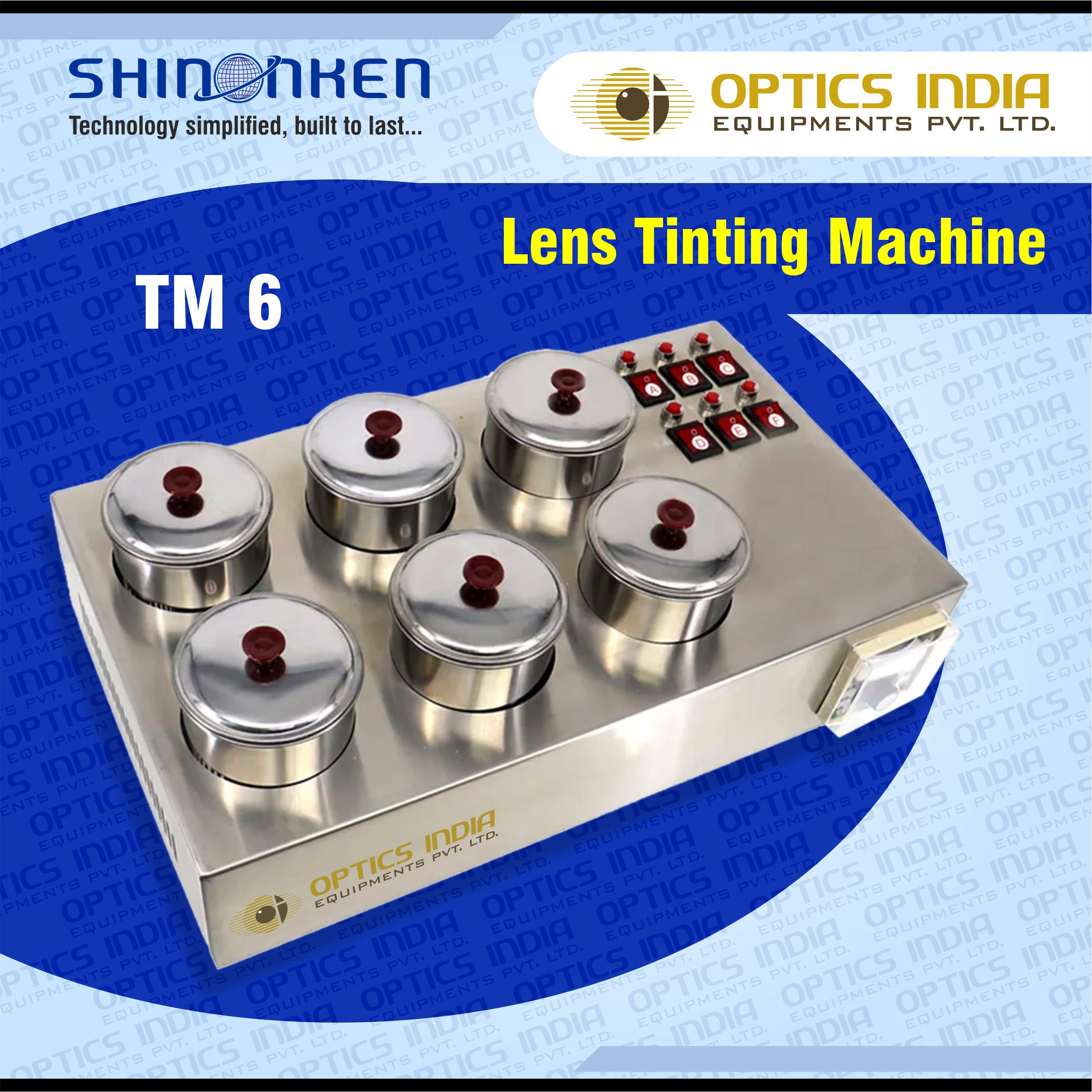 1500 W Lens Tinting Machine - Color: Sliver