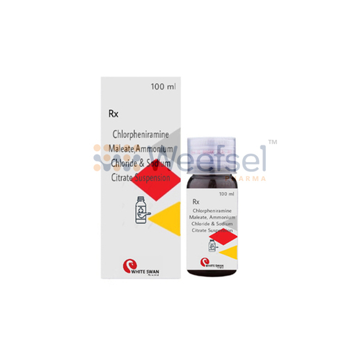 Chlorpheniramine, Ammonium Chloride and Sodium Citrate Syrup