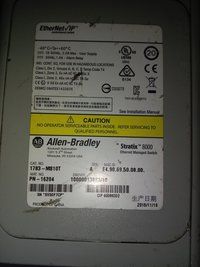 ALLEN BRADLEY ETHERNET SWITCH 1783-MS10T