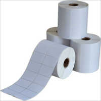 White Barcode Label