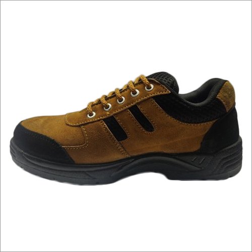Black Suede Leather Safety Shoes