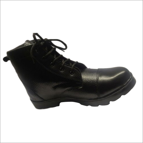 Black Army  Leather Boot