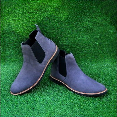 Black Chelsea Leather Boots