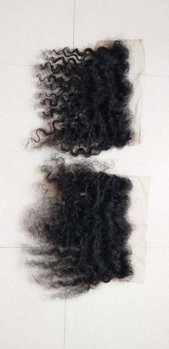 Indian Natural Curly Hair Closures