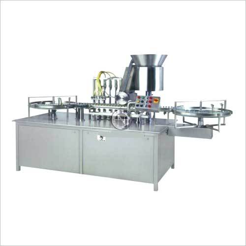 Injectable Vial Filling And Rubber Stoppering Machine