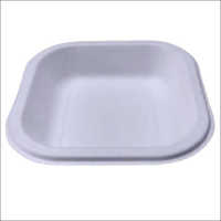 6 Inch Biodegradable Bagasse Square Plate