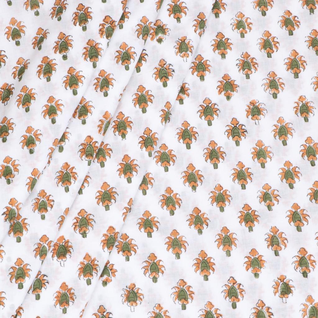 Jaipuri Hand Block Cotton Fabric