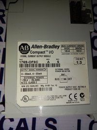 ALLEN BRADLEY ANALOG OUTPUT MODULE 1769-0F8C