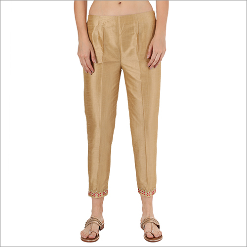Ladies Golden Colour Pant
