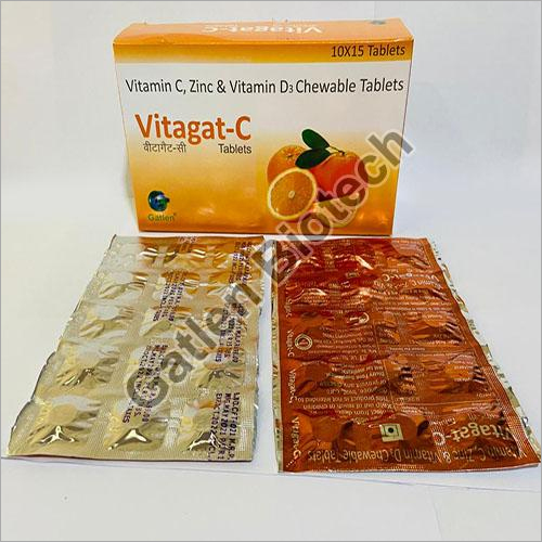 Vitamin C Zinc and D3 Chewable Tablets