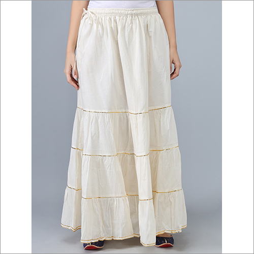 White Ladies Designer Skirt